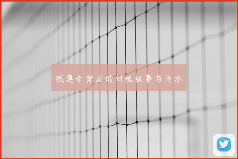 残奥会背后的训练故事与汗水